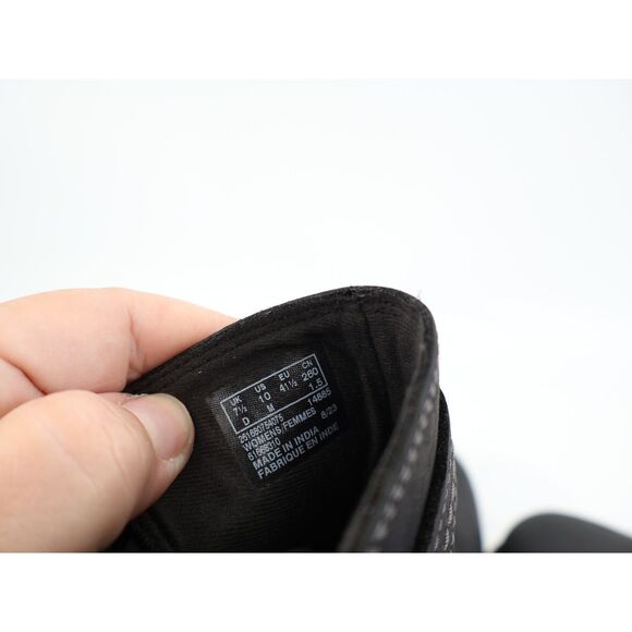 Clarks Women's Maye Strap Boot Size 10 Black Leather Block Heel Comfy Ankle - Picture 12 of 13